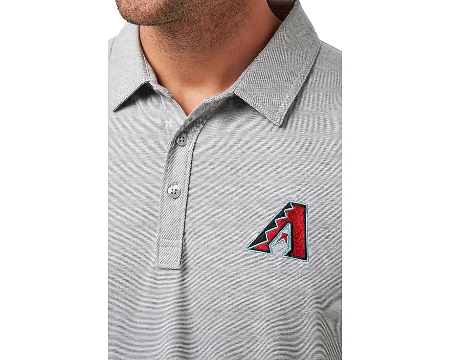 Поло TravisMathew Arizona Diamondbacks The Zinna для фанатов с тремя пуговицами