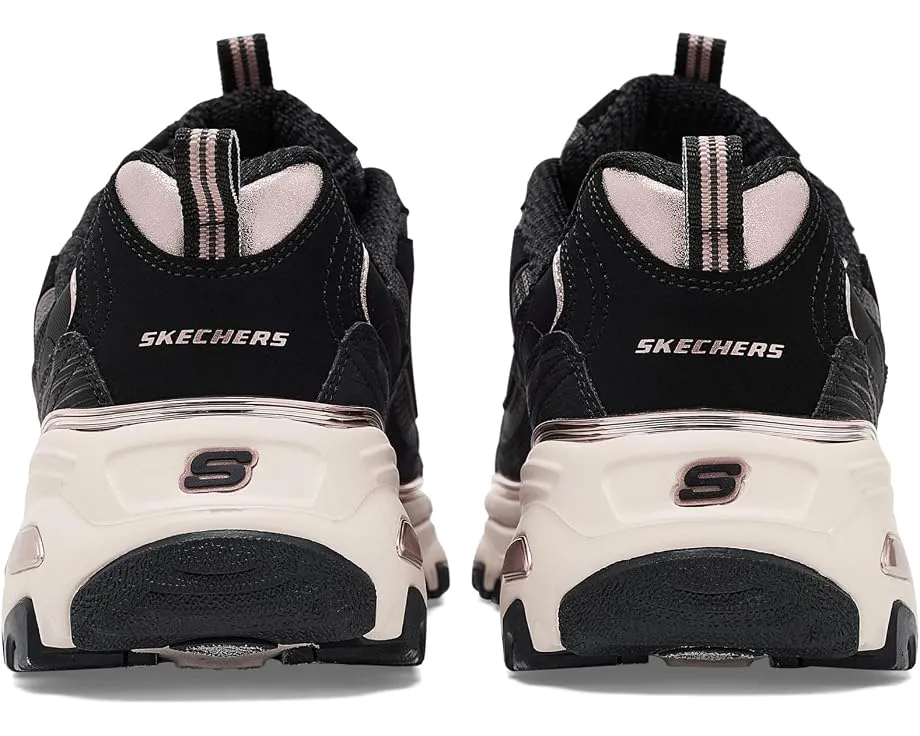 Кроссовки Skechers D'Lites Chrome Wave с хромированной отделкой