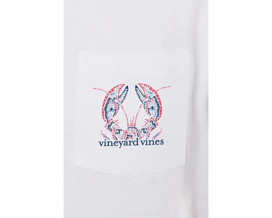 Футболка Tile Lobster с коротким рукавом и нагрудным карманом Vineyard Vines
