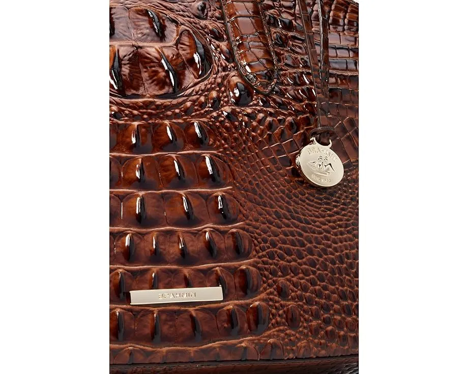 Сумка Brahmin Duxbury Satchel из текстурированной кожи с регулируемым ремнем