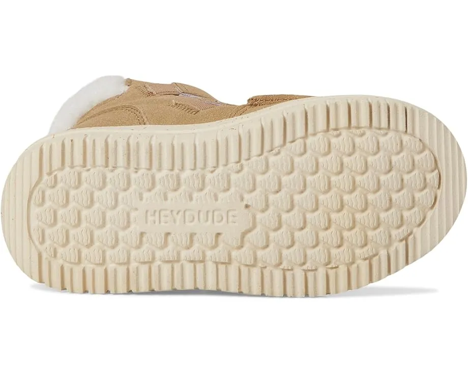 Ботильоны Bradley Cozy от Hey Dude Kids с искусственным мехом и липучками