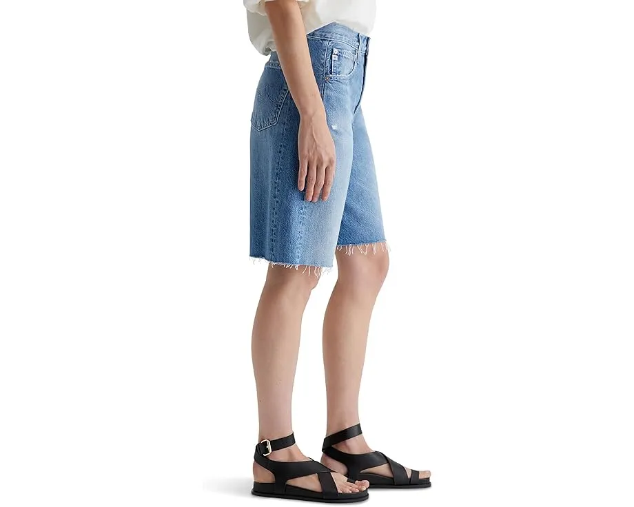 Шорты AG Jeans Hattie с высокой посадкой и бочкообразным кроем