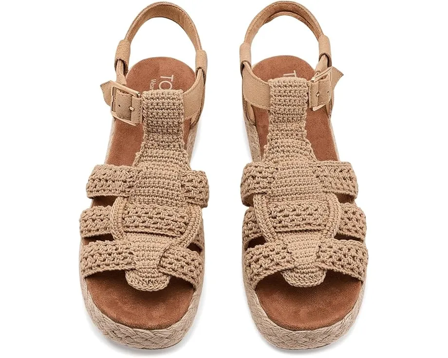 Сандалии TOMS Jac в рыбацком стиле с застежкой-пряжкой