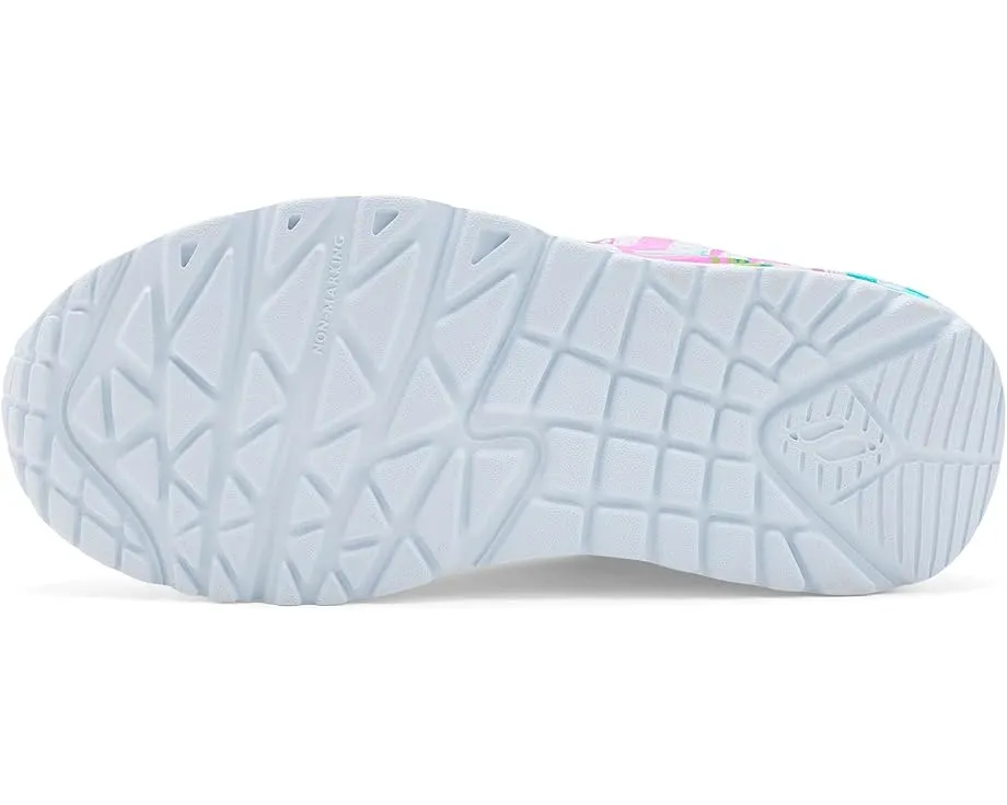 Детские кроссовки SKECHERS KIDS с дизайном James Goldcrown Uno Lite Flutter Hearts