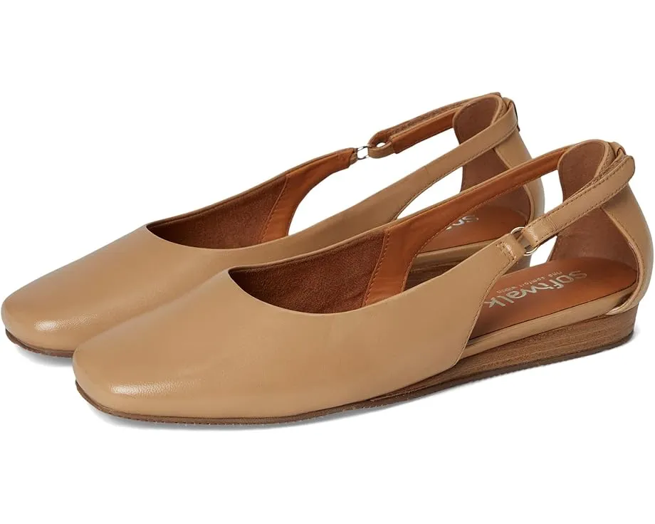 SoftWalk Venice балетки на небольшом каблуке с застежкой на липучке