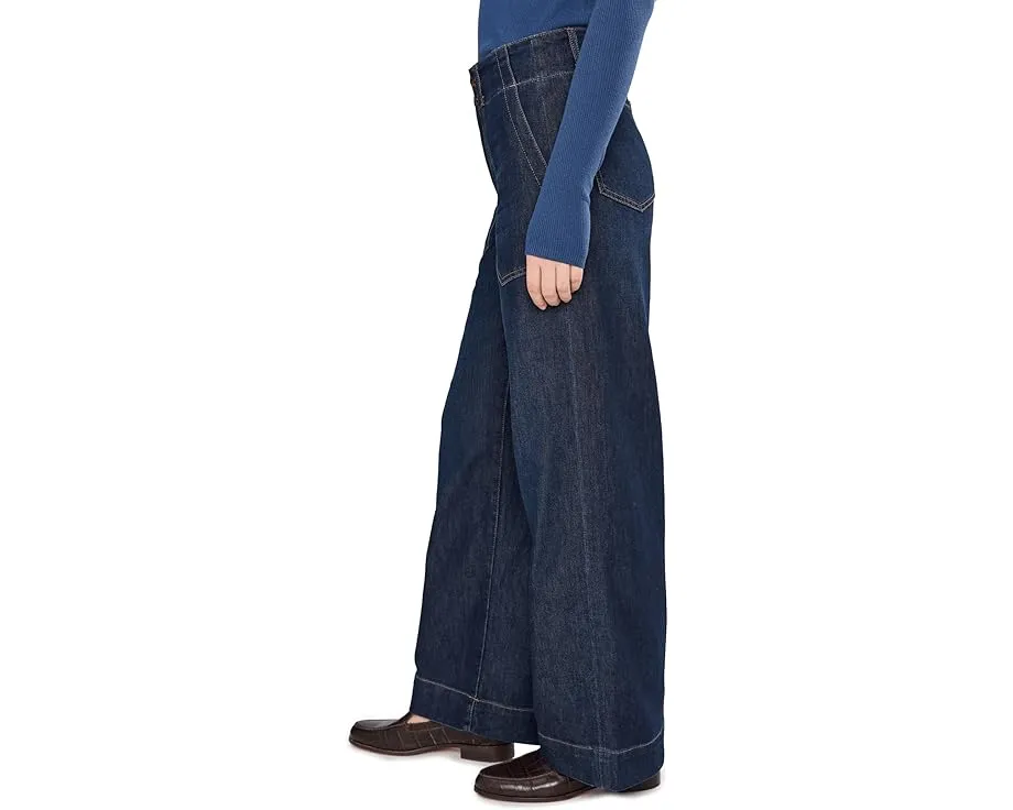 Широкие брюки Liverpool Los Angeles с накладными карманами и двумя пуговицами