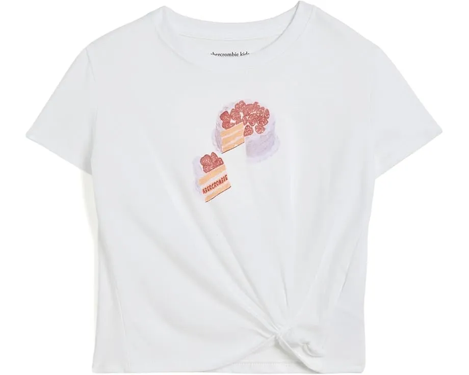 Футболка Cake Side Knot Tee от abercrombie kids для детей постарше