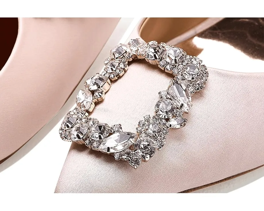 Туфли-лодочки Badgley Mischka Cher с острым носом и кристаллами