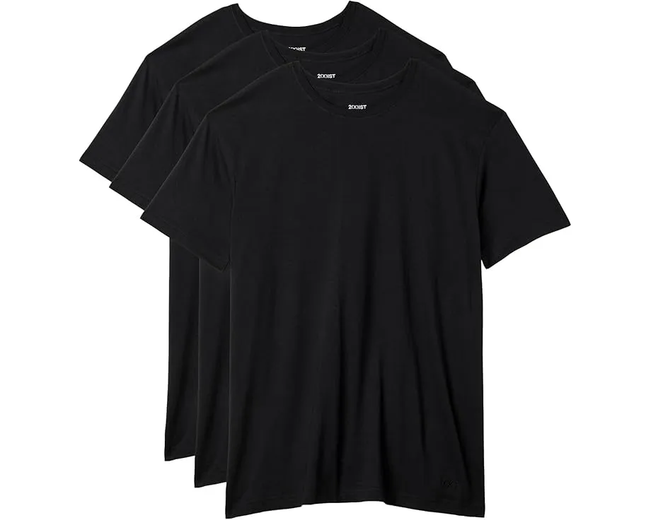 Набор из 3 футболок 2(X)IST ESSENTIAL с круглым вырезом и удлиненным подолом