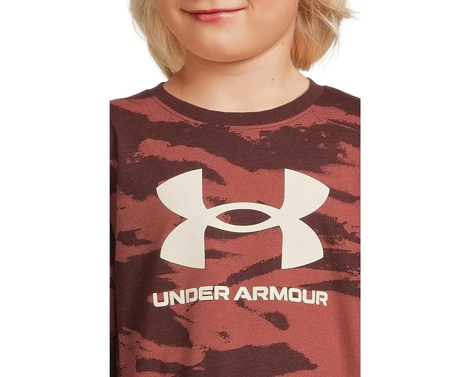 Футболка Under Armour Kids с камуфляжным принтом и мягкой текстурой