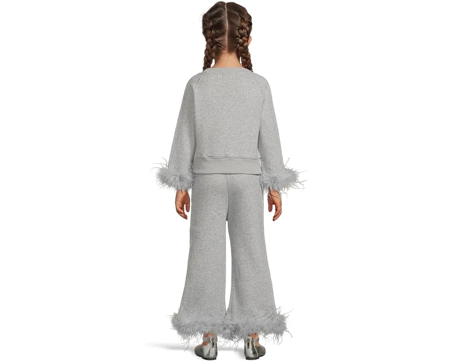 Спортивный комплект Grey Feather от Lola and The Boys с перьями