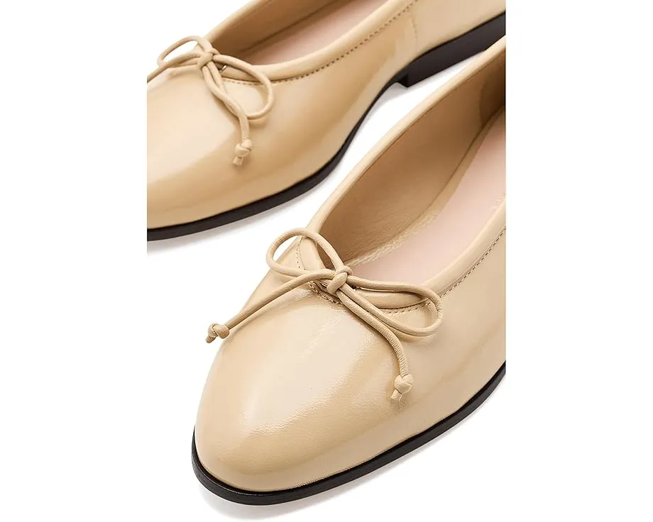 Балетки Loeffler Randall Noelle Flat из мягкой кожи с бантом