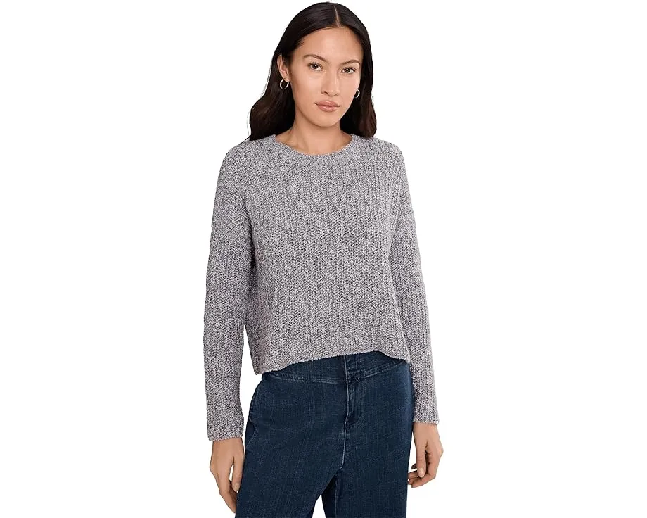 Свитер с круглым вырезом из перуанского хлопка Cloud Twist Petite Eileen Fisher