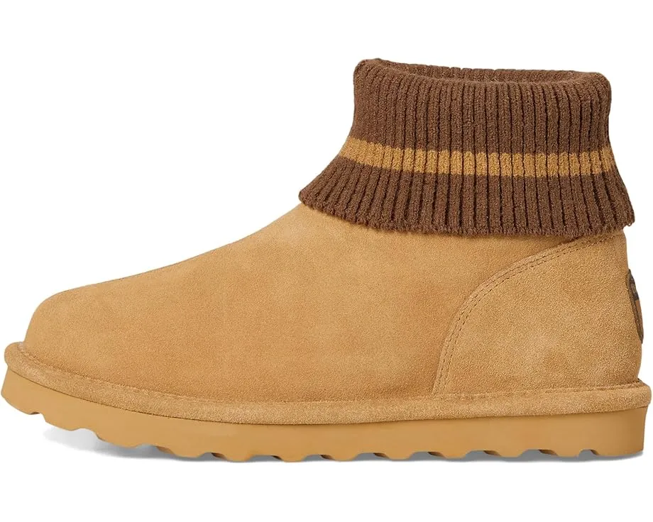 Зимние угги Bearpaw September из замши с отворотом и шерстяной подкладкой