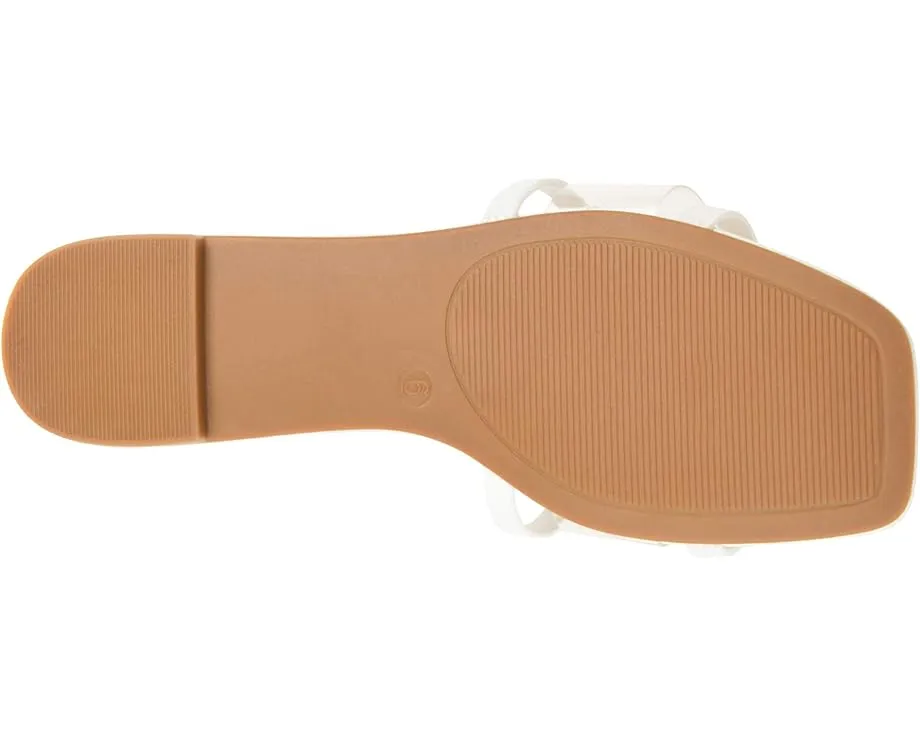 Сандалии Ramira Slide от Journee Collection с прозрачным ремешком и мягкой стелькой