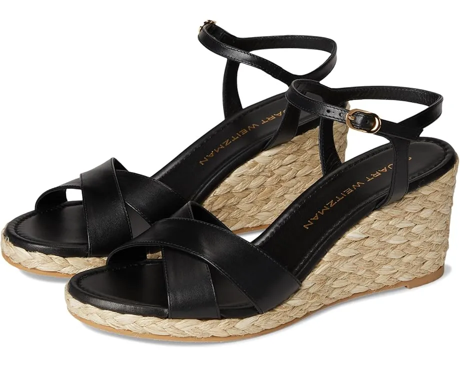Эспадрильи Stuart Weitzman Dayna Espadrille Wedge на танкетке с ремешком на щиколотке