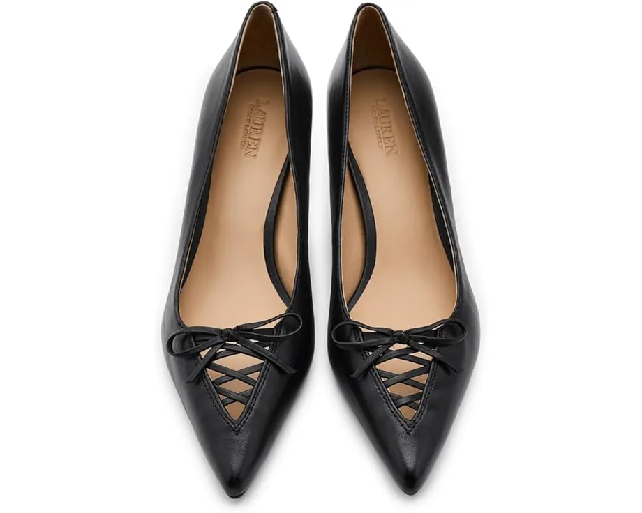 Туфли-лодочки Lauren Ralph Lauren Adrienne на шнуровке из мягкой кожи Nappa