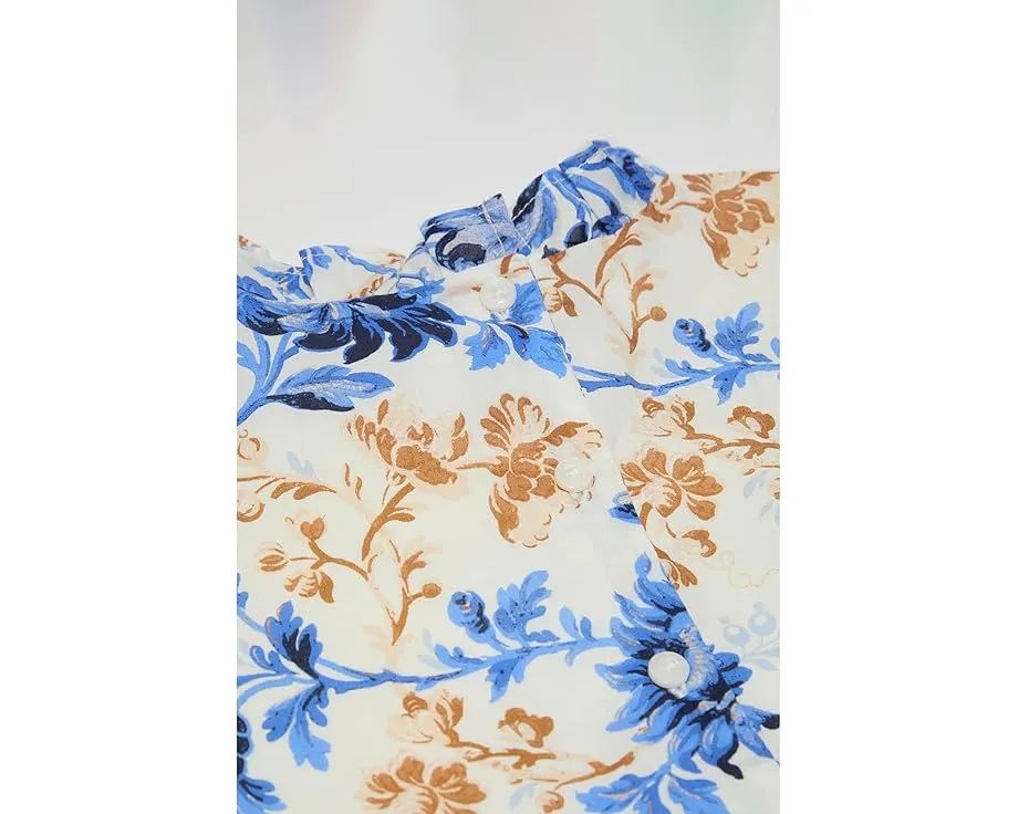 Платье для девочек с цветочным принтом и ярусами Janie and Jack