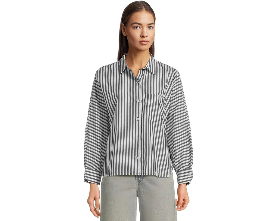 Рубашка Lilla P с цельнокроеным рукавом и пуговицами для дышащего комфорта