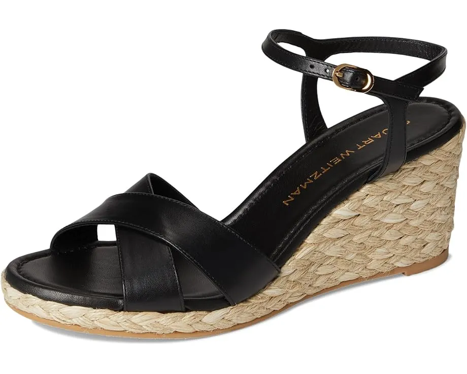 Эспадрильи Stuart Weitzman Dayna Espadrille Wedge на танкетке с ремешком на щиколотке