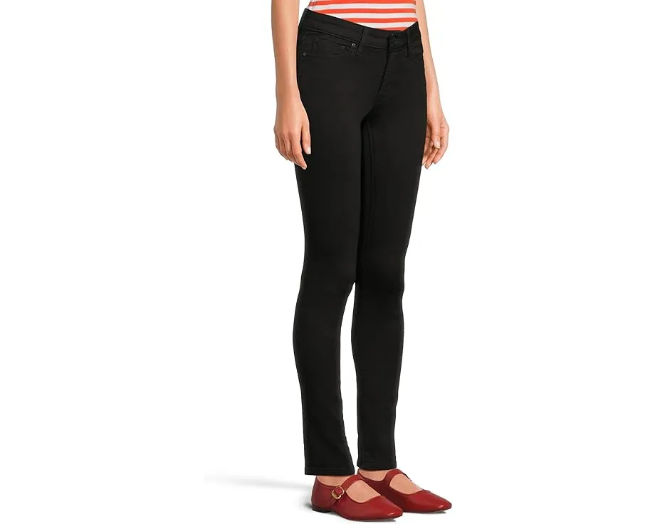 Узкие джинсы Levi's Womens 711 Skinny с кожаным патчем и эластичной тканью