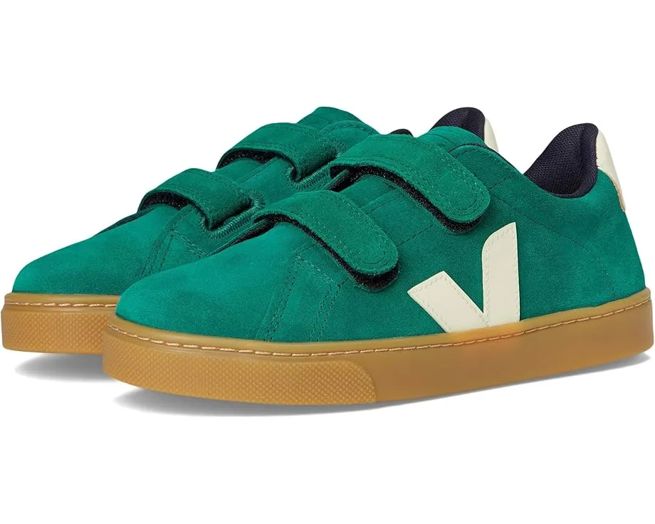 Детские кроссовки VEJA Small Esplar на липучке с хромфри кожей