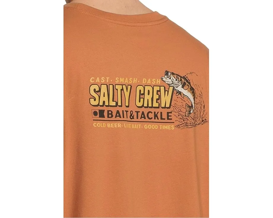Футболка Live Bait с длинным рукавом Salty Crew из хлопка