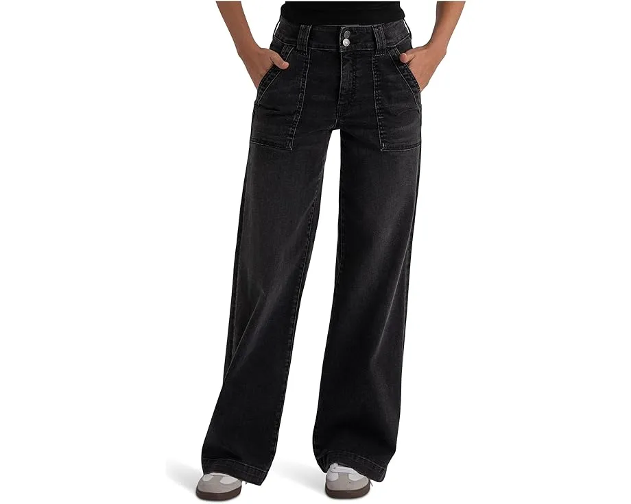 Джинсы KUT from the Kloth Jodi с высокой посадкой и прямыми штанинами