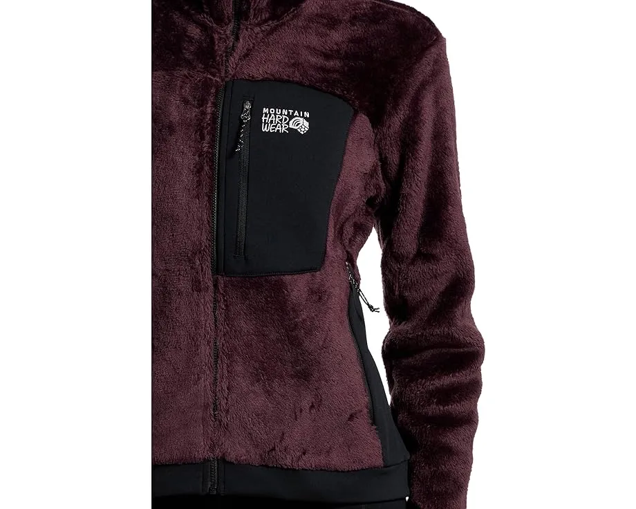 Куртка Mountain Hardwear Polartec High Loft с капюшоном и эластичными вставками