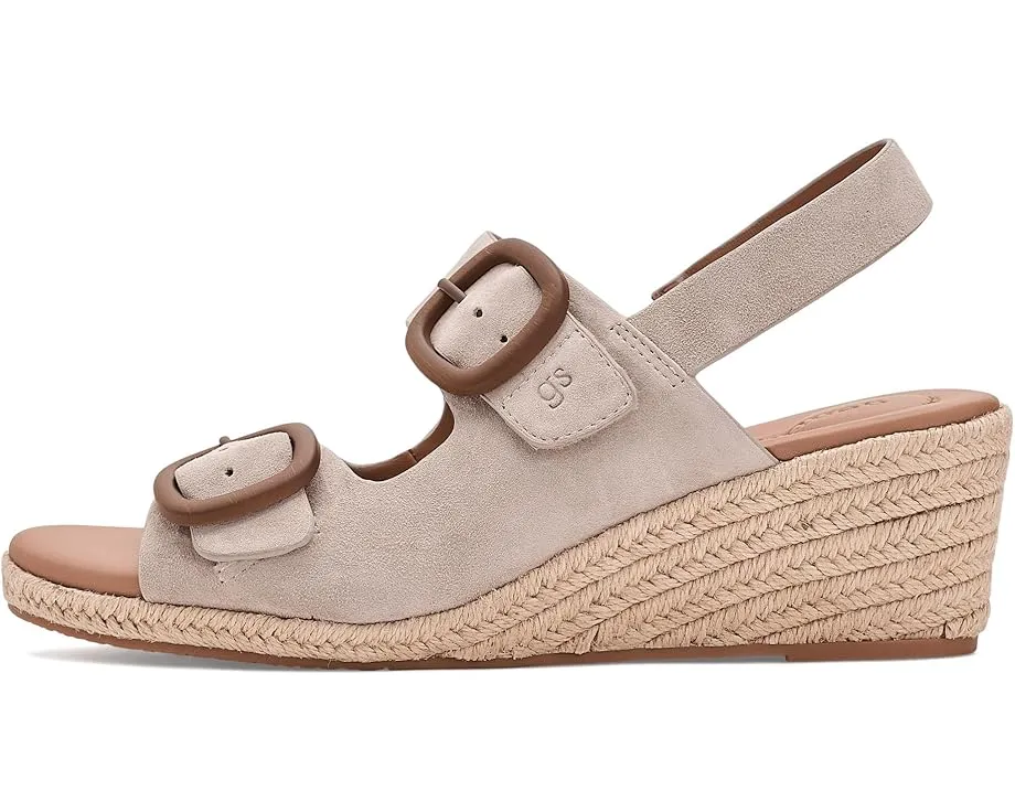 Сандалии Greca от Gentle Souls by Kenneth Cole на танкетке и с кожаным верхом