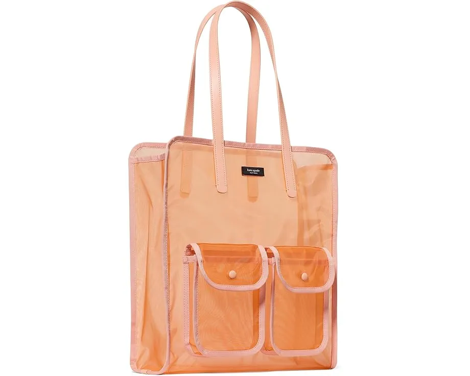 Сумка-тоут Kate Spade New York Breezy Mesh с передними карманами
