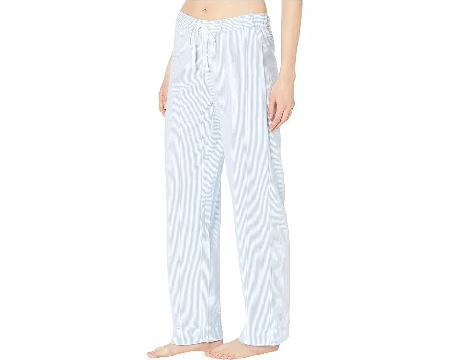 Брюки длинные Lauren Ralph Lauren из хлопкового джерси в полоску