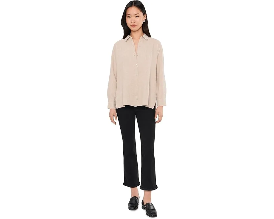 Облегающие расклешенные укороченные джинсы Madewell в цвете Black Rinse
