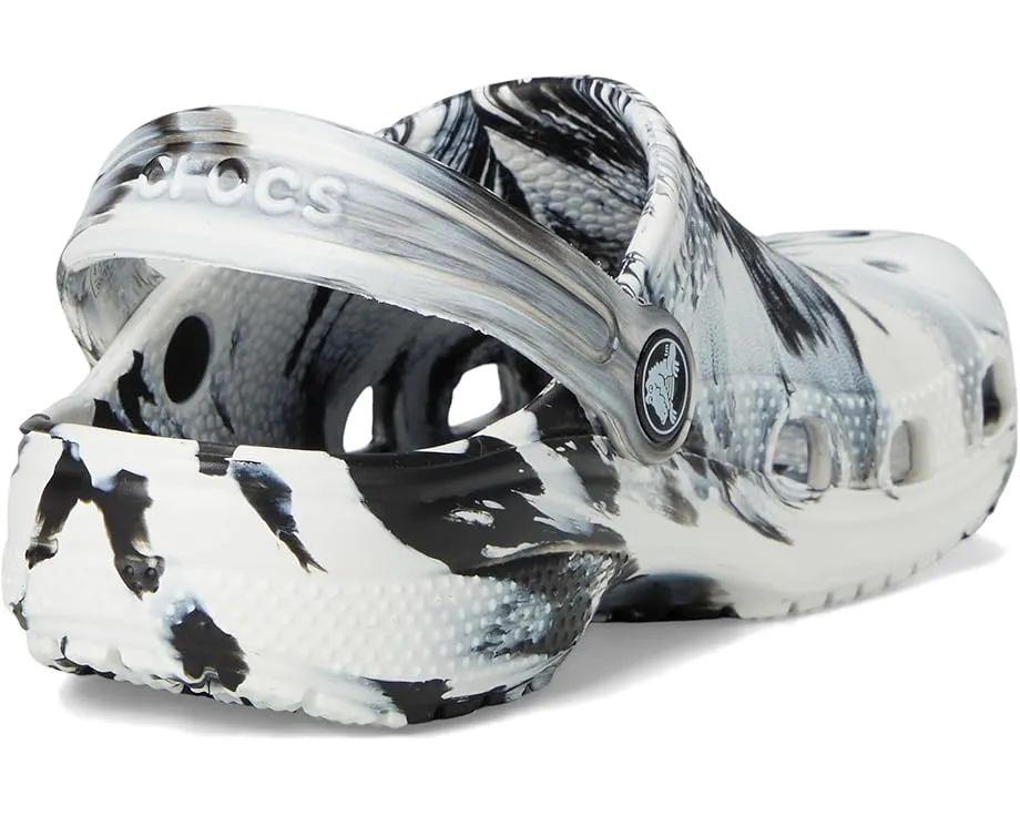 Crocs Classic Marbled Tie-Dye Clogs детские сабо в технике тай-дай