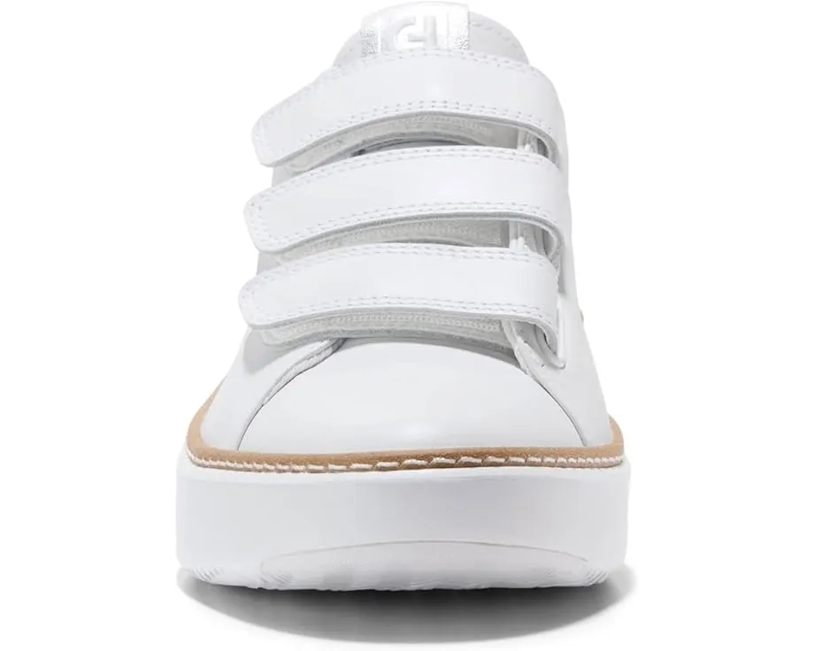 Кроссовки Cole Haan Grandpro Topspin Triple Strap с тремя застежками-липучками и кожаным верхом