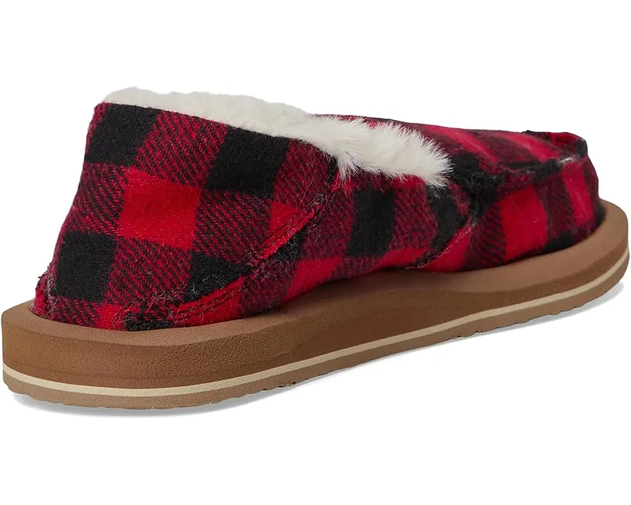 Лоферы Donna Buffalo Chill с контурной стелькой и подкладкой из искусственной овчины Sanuk