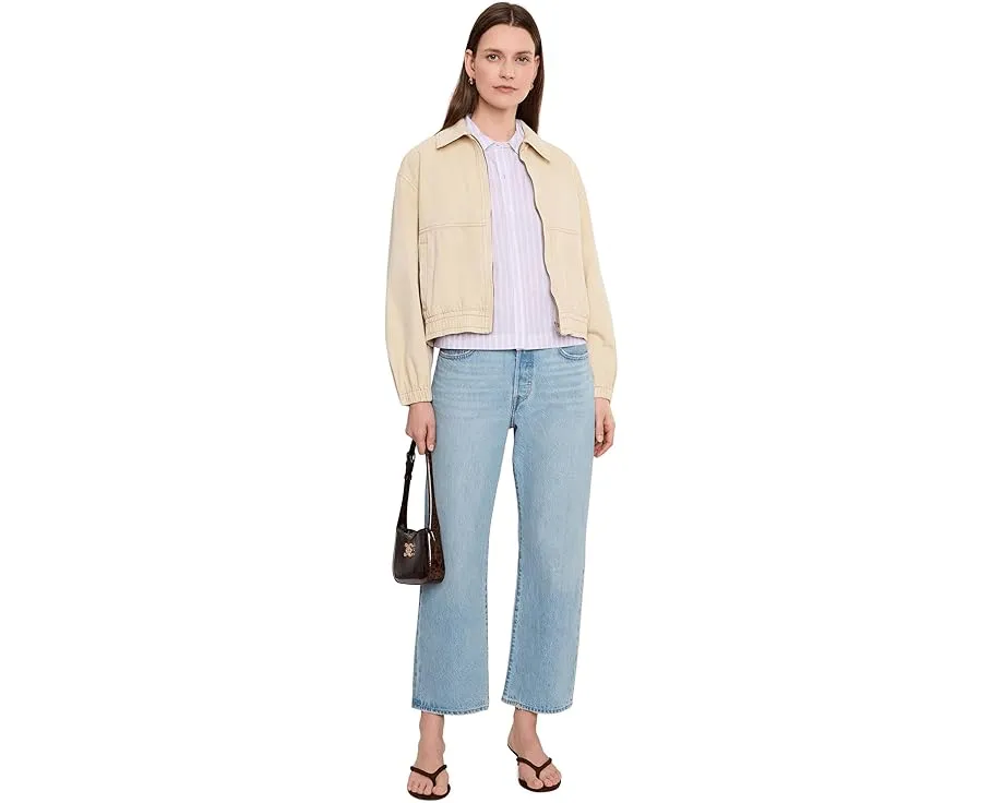 Безрукавка Lilla P в полоску из хлопкового поплина с укороченной длиной