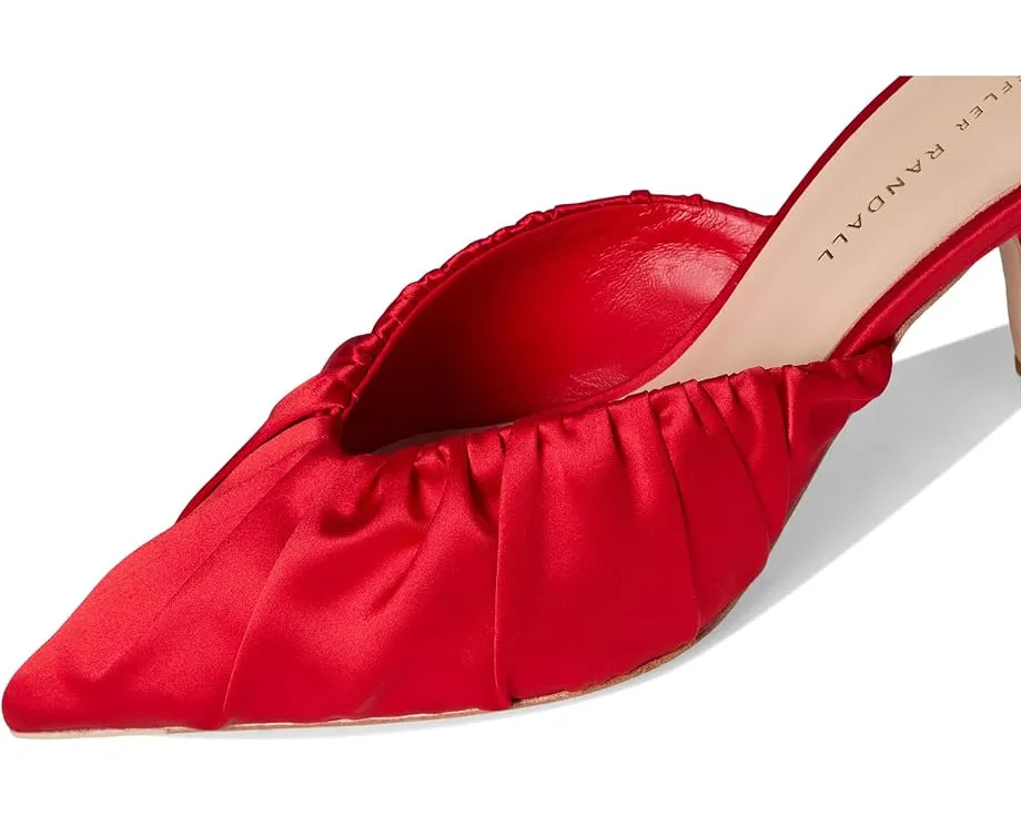 Мюли Loeffler Randall Inez на среднем каблуке с плиссированным верхом