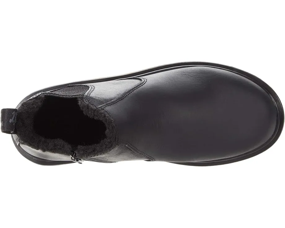 Dr. Martens 2976 Leonore Mono кожаные челси ботинки для детей с подкладкой из шерпы