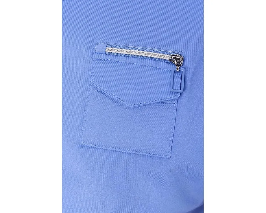 Футболка Jamie Sadock с каре и карманом на молнии