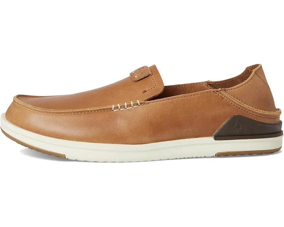 OluKai Kakaha мокасины из цельной кожи со съемной стелькой