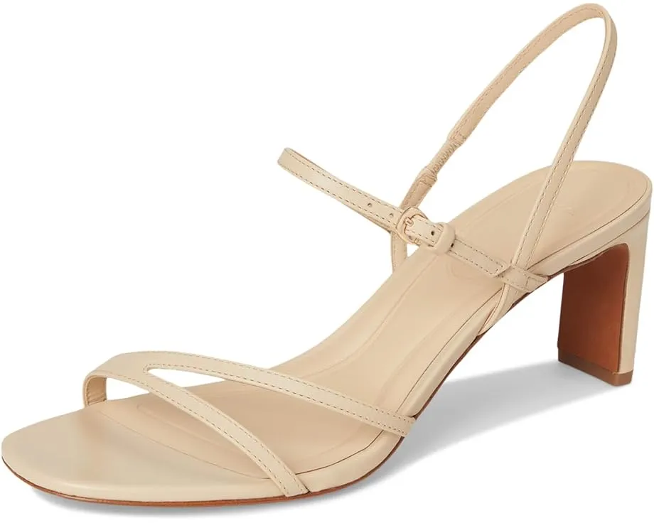 Сандалии Vince Marcela Strappy с ремешками под крокодила и квадратным каблуком