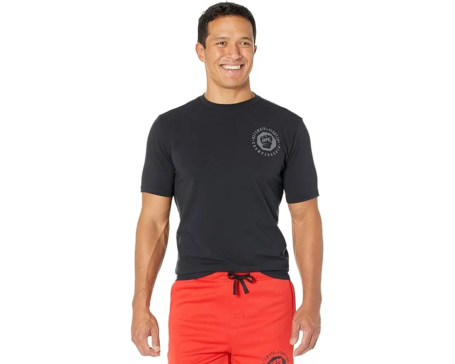 Футболка UFC с коротким рукавом и круглым вырезом с принтом