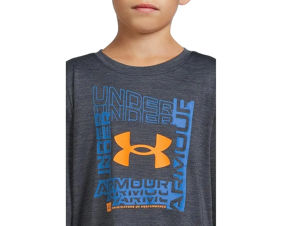 Under Armour Kids Футболка с длинным рукавом Logo Frame Twist Tech