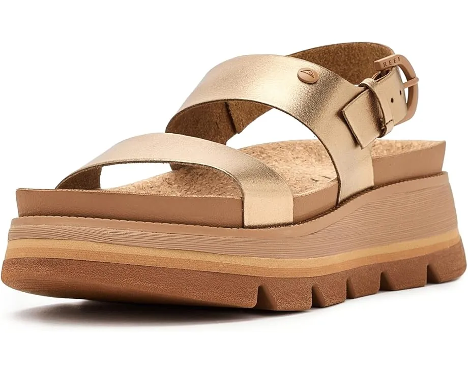 Сандалии Reef Vista Luxe Liah на платформе с регулируемой пряжкой и стелькой из пробки