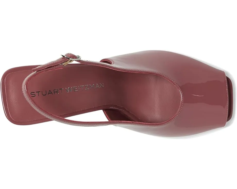 Туфли Val Slingback 85 Stuart Weitzman на шпильке с открытым мысом