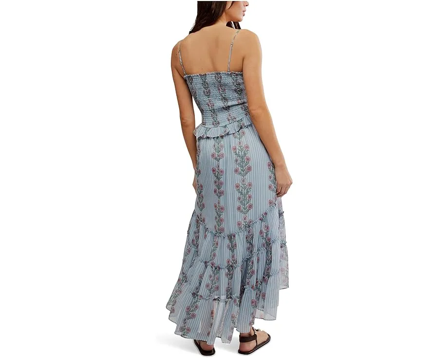 Миди-платье Alejandra с цветочным принтом и съёмными бретелями