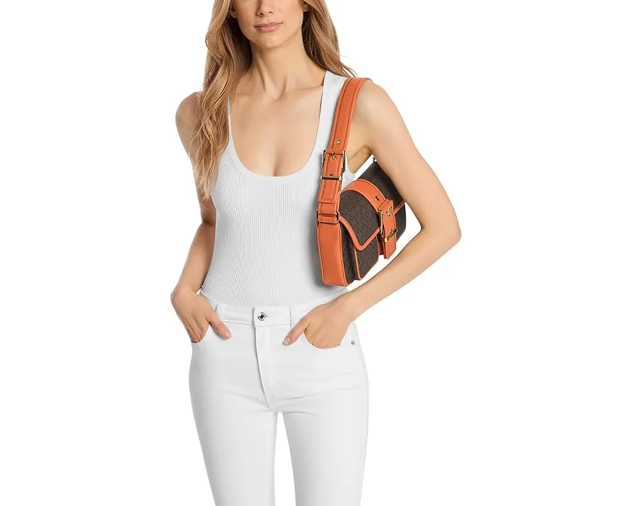 Сумка через плечо MICHAEL Michael Kors Colby Medium из кожи с регулируемым ремнем