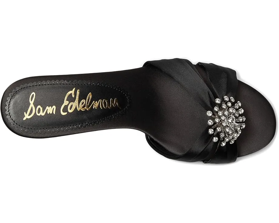 Сандалии Sam Edelman Cindie с акцентом из стразов и каблуком средней высоты
