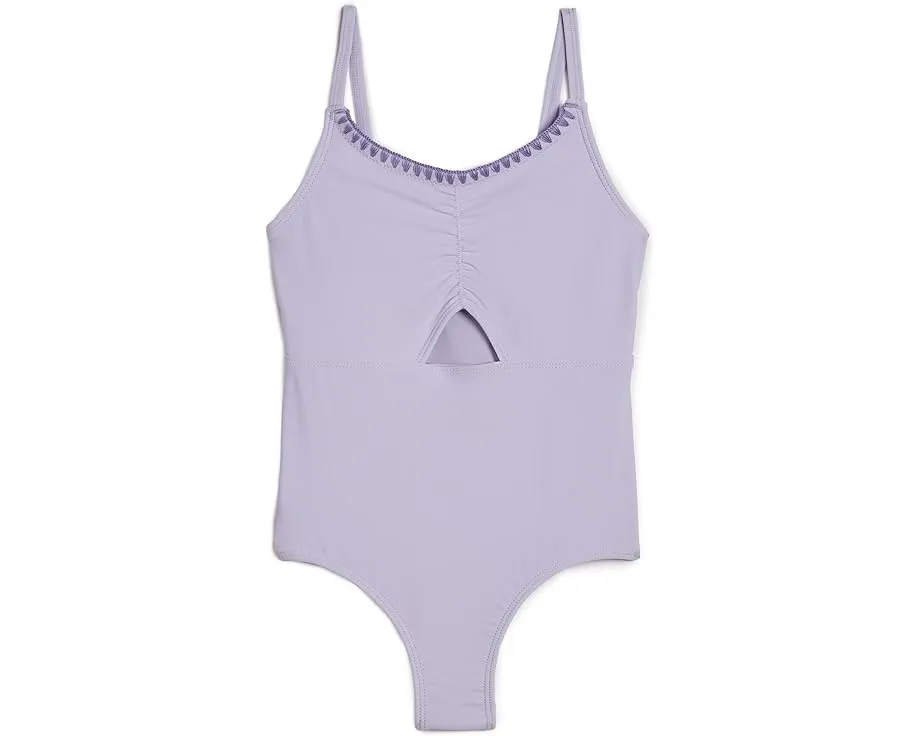 Цельный купальник с драпировкой и вырезом для детей от abercrombie kids